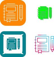 Journal Icon Design vector