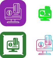 Online Payment Icon Design vector