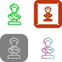 estatua icono diseño vector