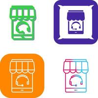 Support Icon Design vector