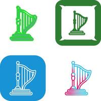 Harp Icon Design vector