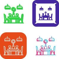 Table Icon Design vector