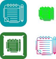 Notepad Icon Design vector