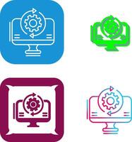 Synchronization Icon Design vector
