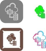 Big Data Icon Design vector