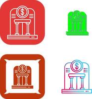 Bank Icon Design vector