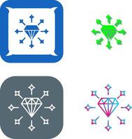 Diamond Icon Design vector