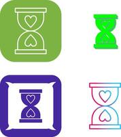 Hourglass Icon Design vector