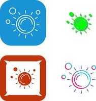 Sun Icon Design vector