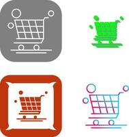 Trolley Icon Design vector