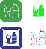 soda icono diseño vector