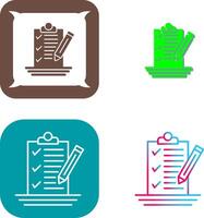 Check List Icon Design vector