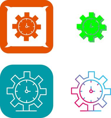 Time Management Icon Design