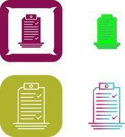 Check List Icon Design vector
