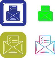 Check List Icon Design vector