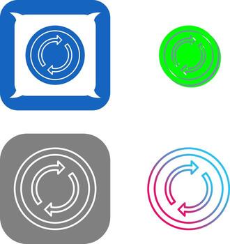 Loop Icon Design vector