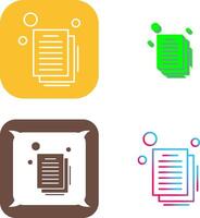 Document Icon Design vector