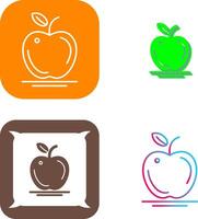 diseño de icono de manzana vector