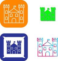 diseño de icono de castillo vector