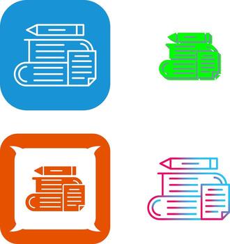 diseño de icono de estudio vector