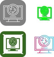 Petri Dish Icon Design vector