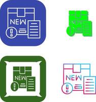 New Product Icon Design vector