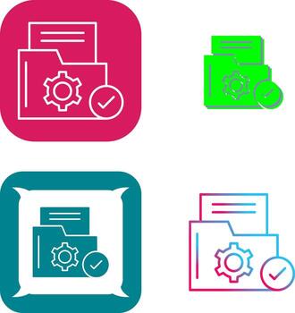 diseño de icono de carpeta vector