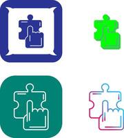 Quick Selection Icon Design vector