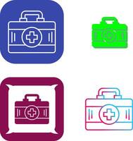 First Aid Kit Icon Design vector