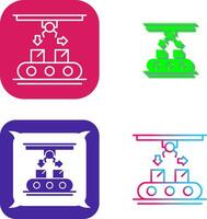 Coneyor Icon Design vector