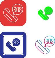 Sos Icon Design vector