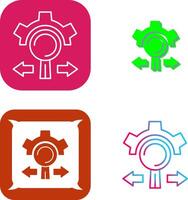 Research and Development Icon Design vector