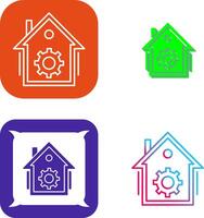 Home Automation Icon Design vector