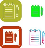 Notepad Icon Design vector