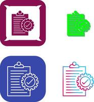 Check List Icon Design vector