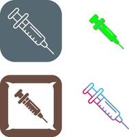 Injection Icon Design vector