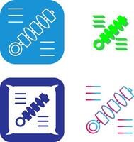 Skewer Icon Design vector