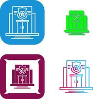 Police Station Icon Design vector