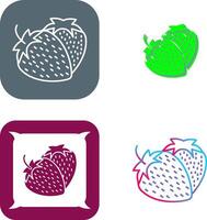 Strawberry Icon Design vector