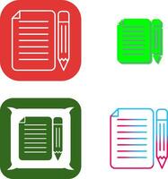 Page Icon Design vector
