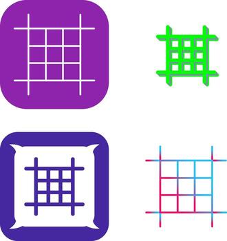 Square Layout Icon Design vector