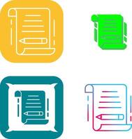 Write Icon Design vector