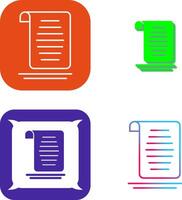 Document Icon Design vector