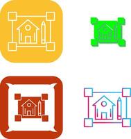 diseño de icono de plano vector