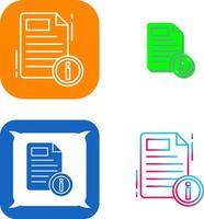 Document Icon Design vector