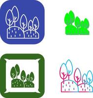 Forest Icon Design vector