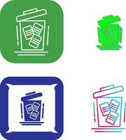 Delete Icon Design vector