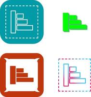 Object Alignment Icon Design vector