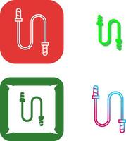 Jumping Rope Icon Design vector