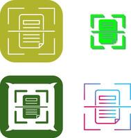 Scan Icon Design vector